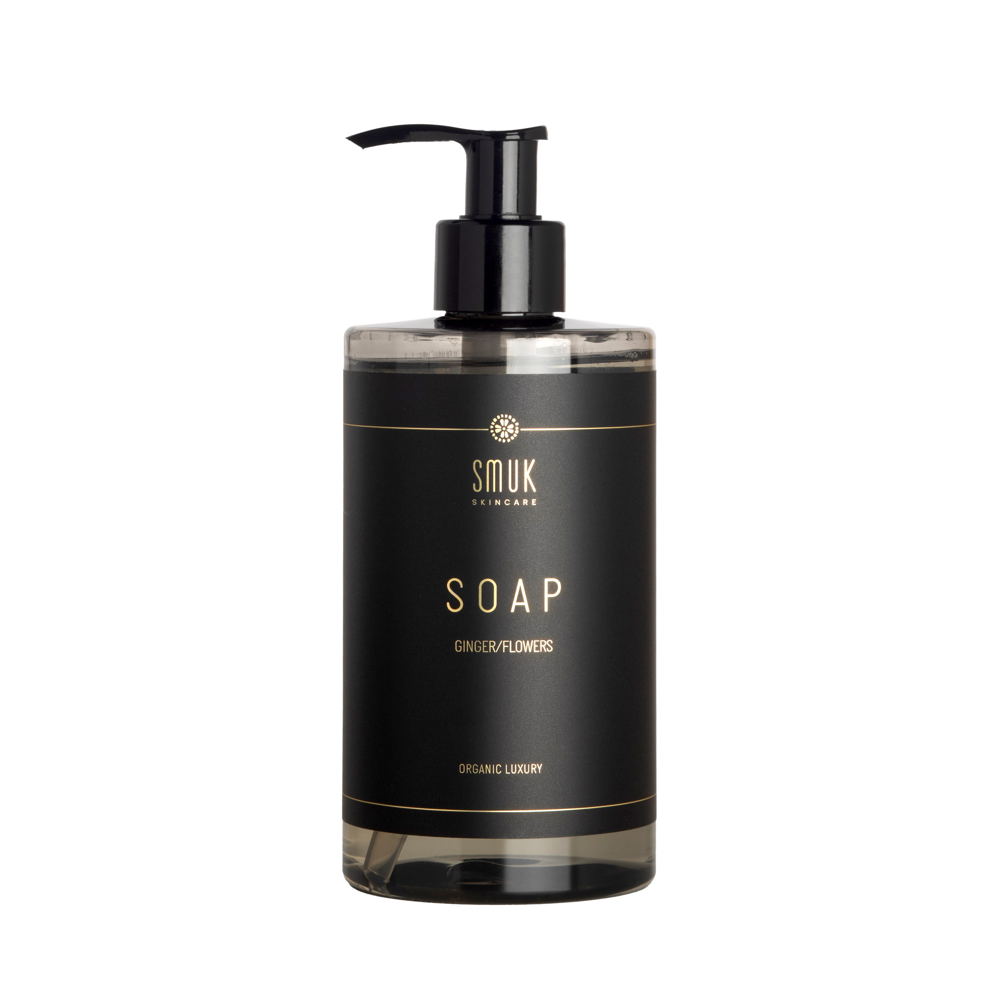 Pumpeflaske med SMUK skincare håndsæbe med ingefær