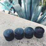 4 dåser med SMUK skincare 3 in 1 cleanser, ansigtsolie, vitaminserum og ansigtscreme