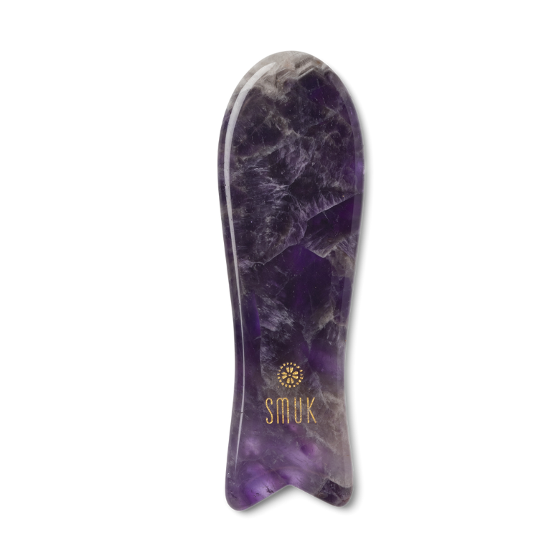 Ametyst Gua Sha beauty tool