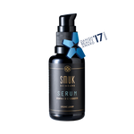 Sort flaske med SMUK skincare prisvindende vitaminserum