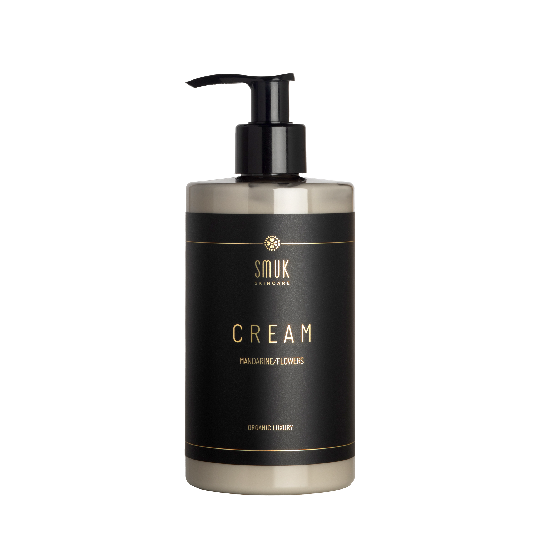 Pumpeflaske med SMUK skincare økologisk og naturlig håndcreme