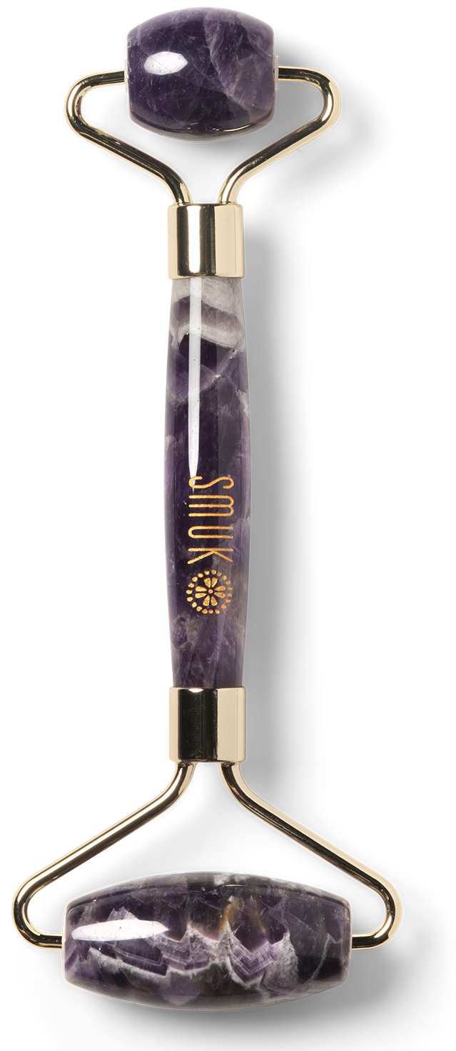 SMUK skincare Amethyst Faceroller | Hand sanded with respect for nature |  high quality beauty tools - SMUK skincare - Danish organic skincare